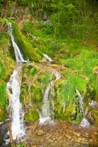 Vodopad Gostilje okružen bujnom zelenilom u blizini Zlatibora